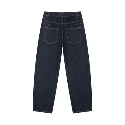 Men's Vintage Wash Barrel Leg Jeans