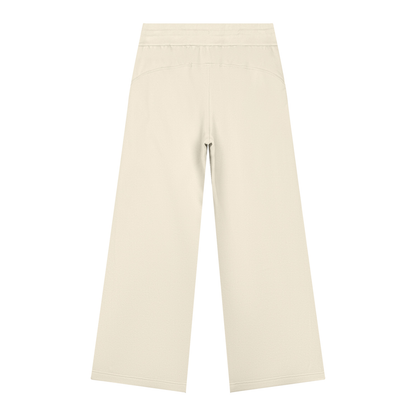 Wide Leg Fleece Jogger - Damen