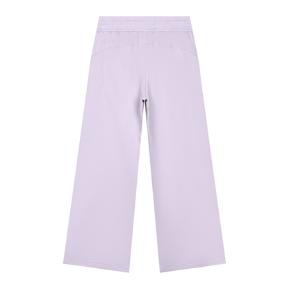 Wide Leg Fleece Jogger - Damen