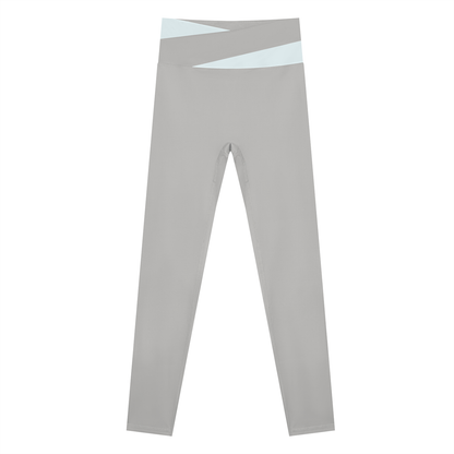 Color Block Sport Leggings - Damen