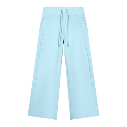 Wide Leg Fleece Jogger - Damen
