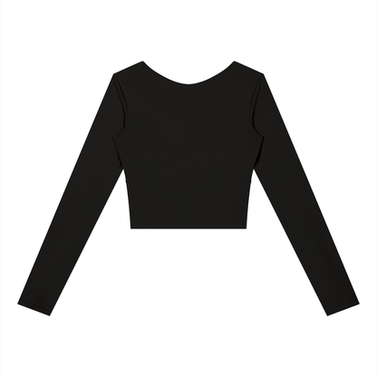 Panelled Long Sleeve T-Shirt - Damen