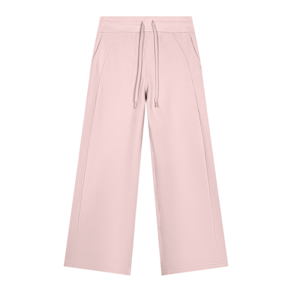 Wide Leg Fleece Jogger - Damen