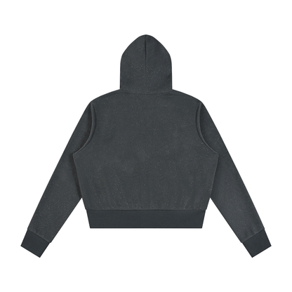 Sparkles Fleece Full Zip Hoodie - Damen