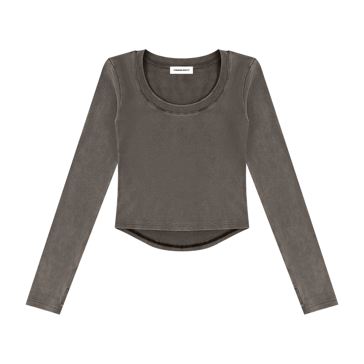 Vintage Wash Crop T-Shirt - Damen