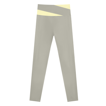 Color Block Sport Leggings - Damen