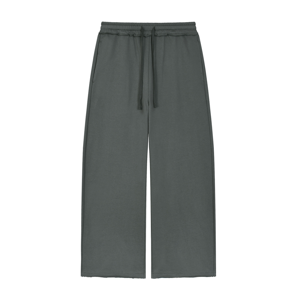 Wide Leg Raw Edge Jogger - Damen