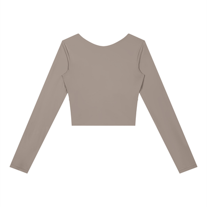 Panelled Long Sleeve T-Shirt - Damen
