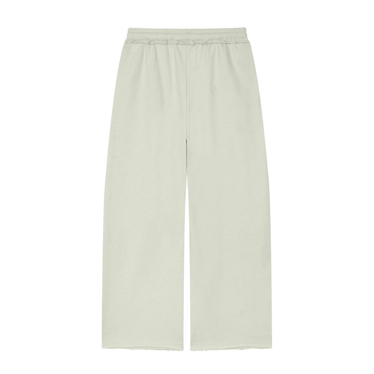 Wide Leg Raw Edge Jogger - Damen