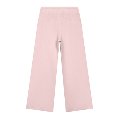 Wide Leg Fleece Jogger - Damen