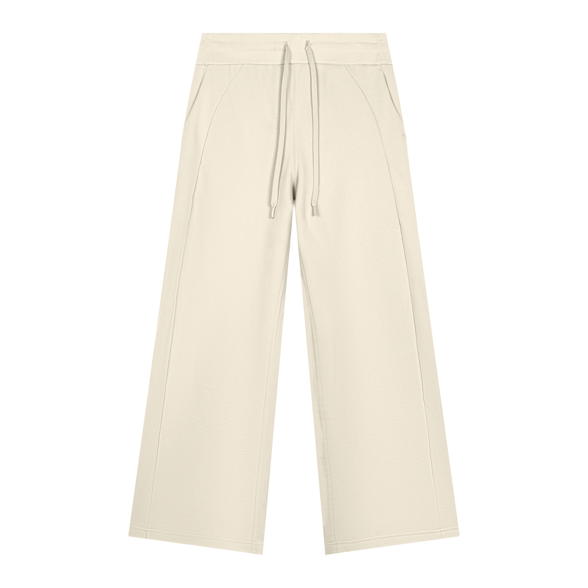 Wide Leg Fleece Jogger - Damen