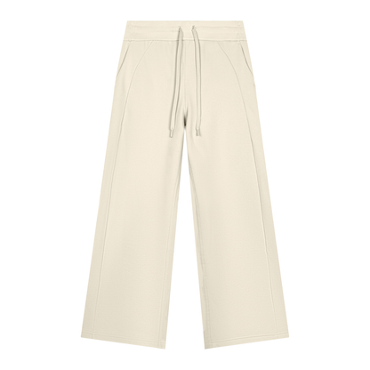 Wide Leg Fleece Jogger - Damen