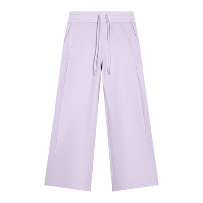 Wide Leg Fleece Jogger - Damen