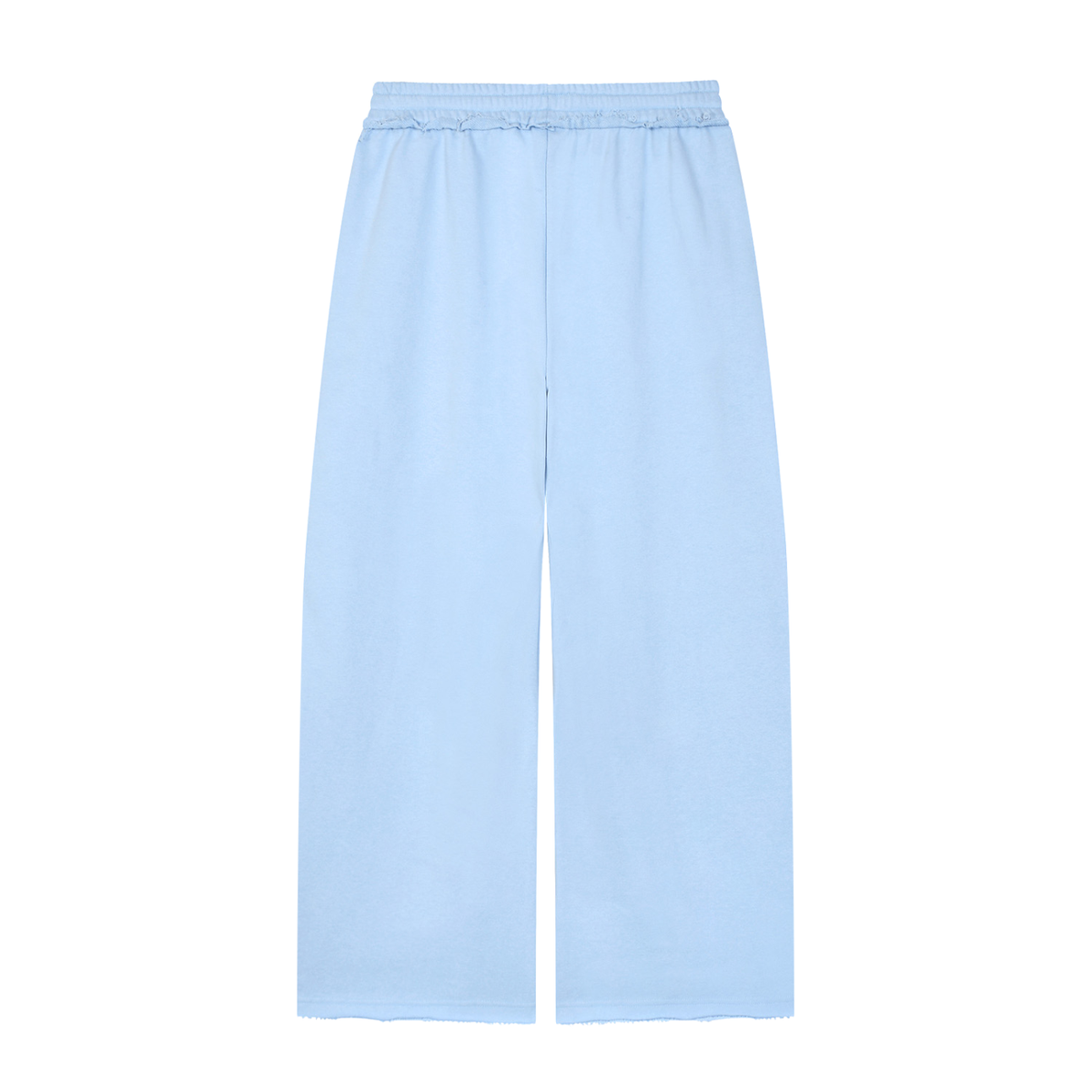 Wide Leg Raw Edge Jogger - Damen