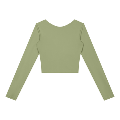 Panelled Long Sleeve T-Shirt - Damen