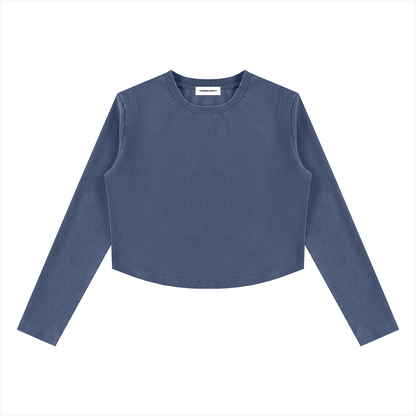 Vintage Wash Slim T-Shirt - Damen
