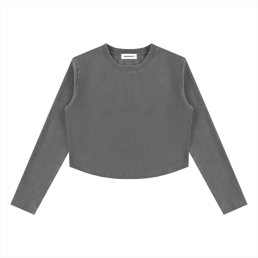 Vintage Wash Slim T-Shirt - Damen