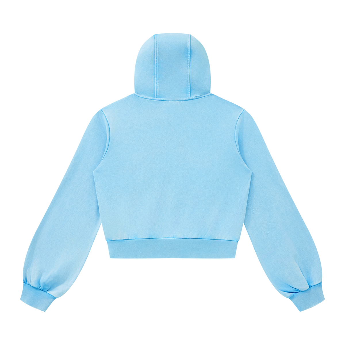 Vintage Wash Full Zip Hoodie - Damen