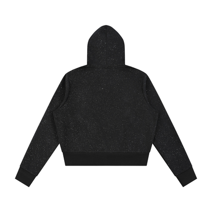 Sparkles Fleece Full Zip Hoodie - Damen