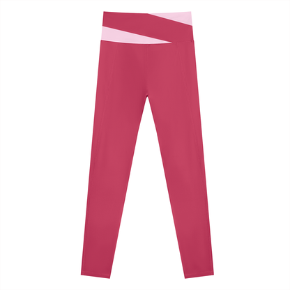 Color Block Sport Leggings - Damen
