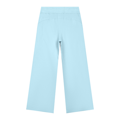 Wide Leg Fleece Jogger - Damen