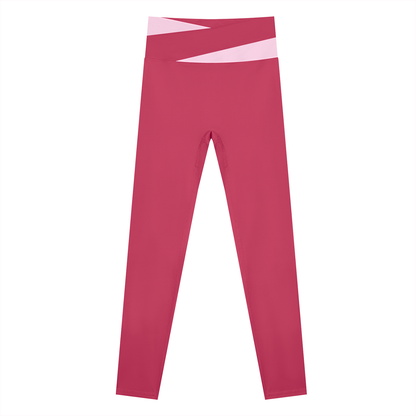Color Block Sport Leggings - Damen