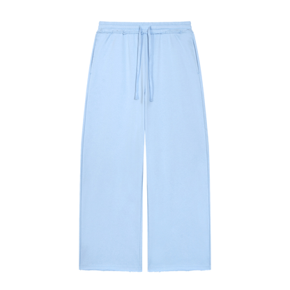 Wide Leg Raw Edge Jogger - Damen