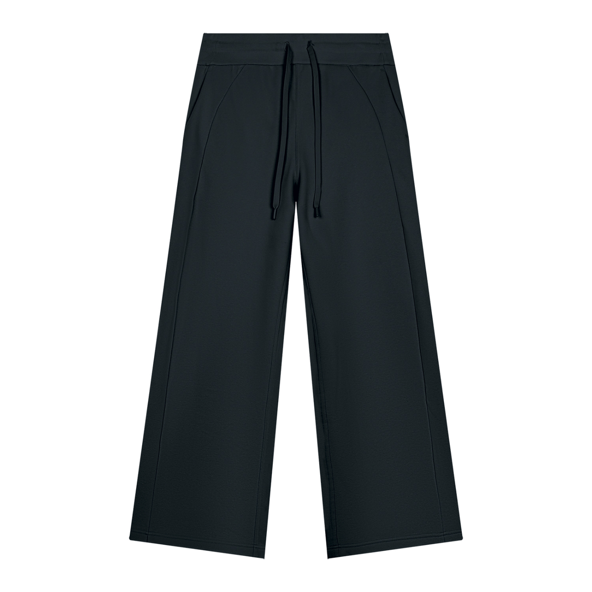 Wide Leg Fleece Jogger - Damen