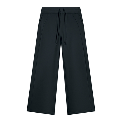 Wide Leg Fleece Jogger - Damen