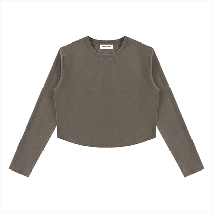 Vintage Wash Slim T-Shirt - Damen