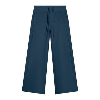 Wide Leg Fleece Jogger - Damen