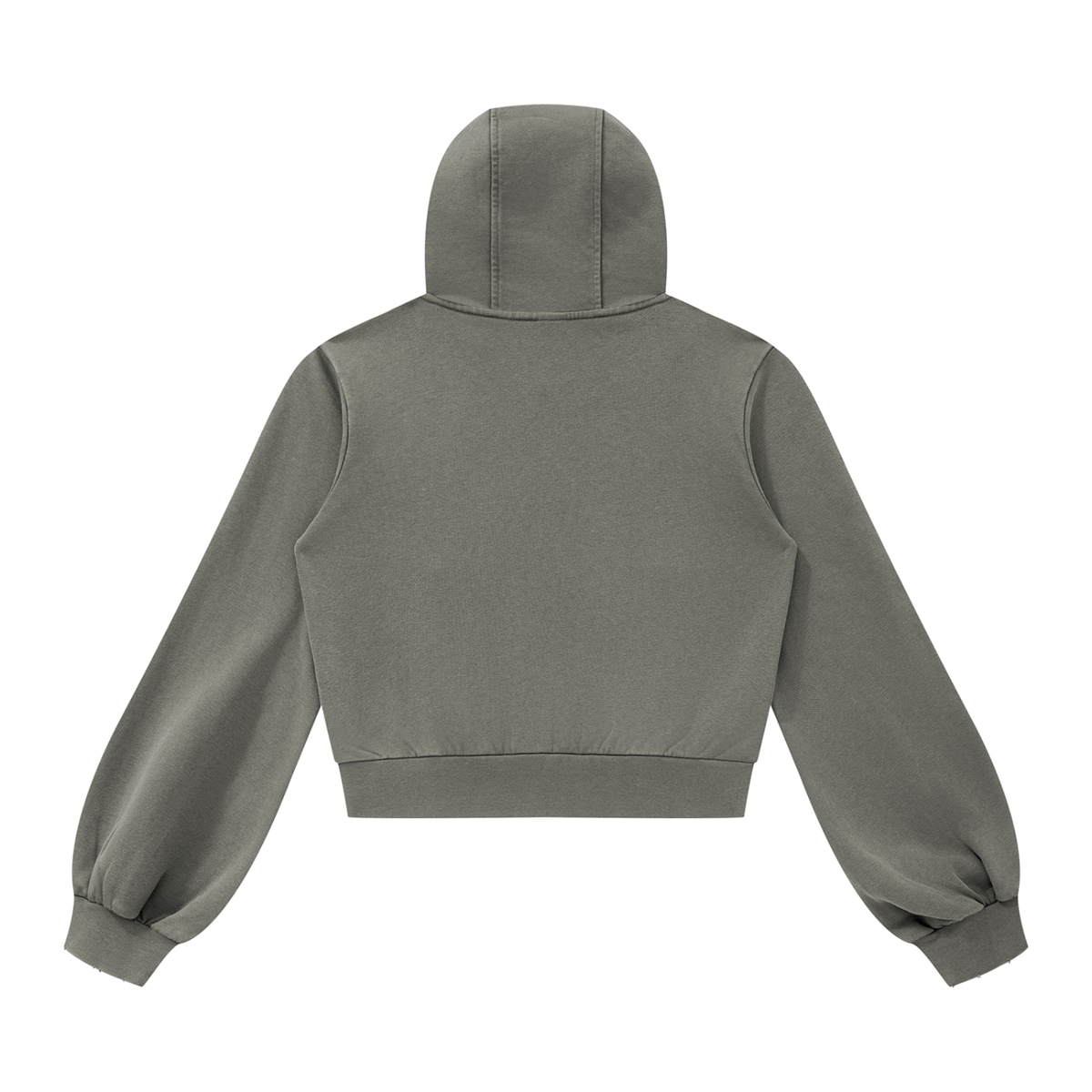 Vintage Wash Full Zip Hoodie - Damen