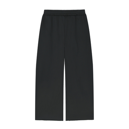 Wide Leg Raw Edge Jogger - Damen