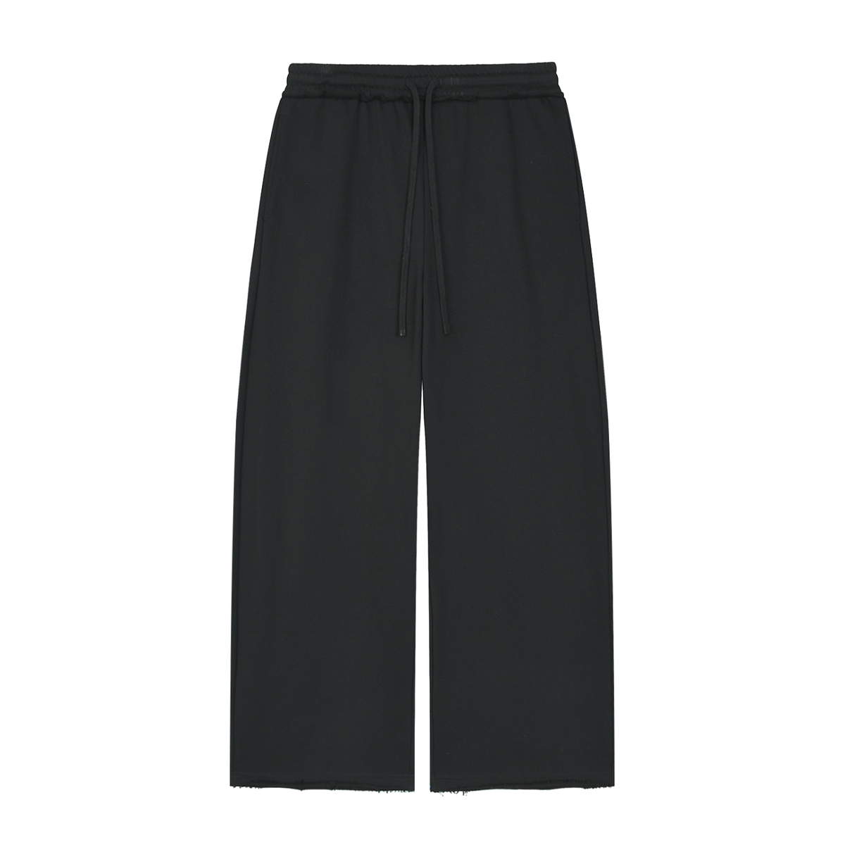Wide Leg Raw Edge Jogger - Damen