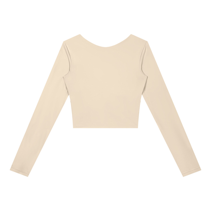 Panelled Long Sleeve T-Shirt - Damen