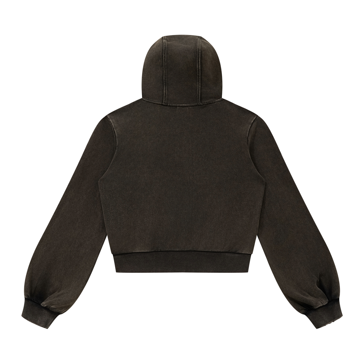 Vintage Wash Full Zip Hoodie - Damen