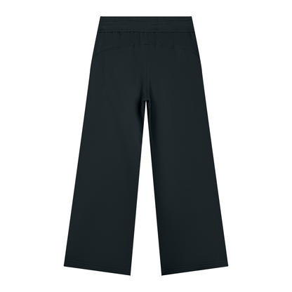 Wide Leg Fleece Jogger - Damen