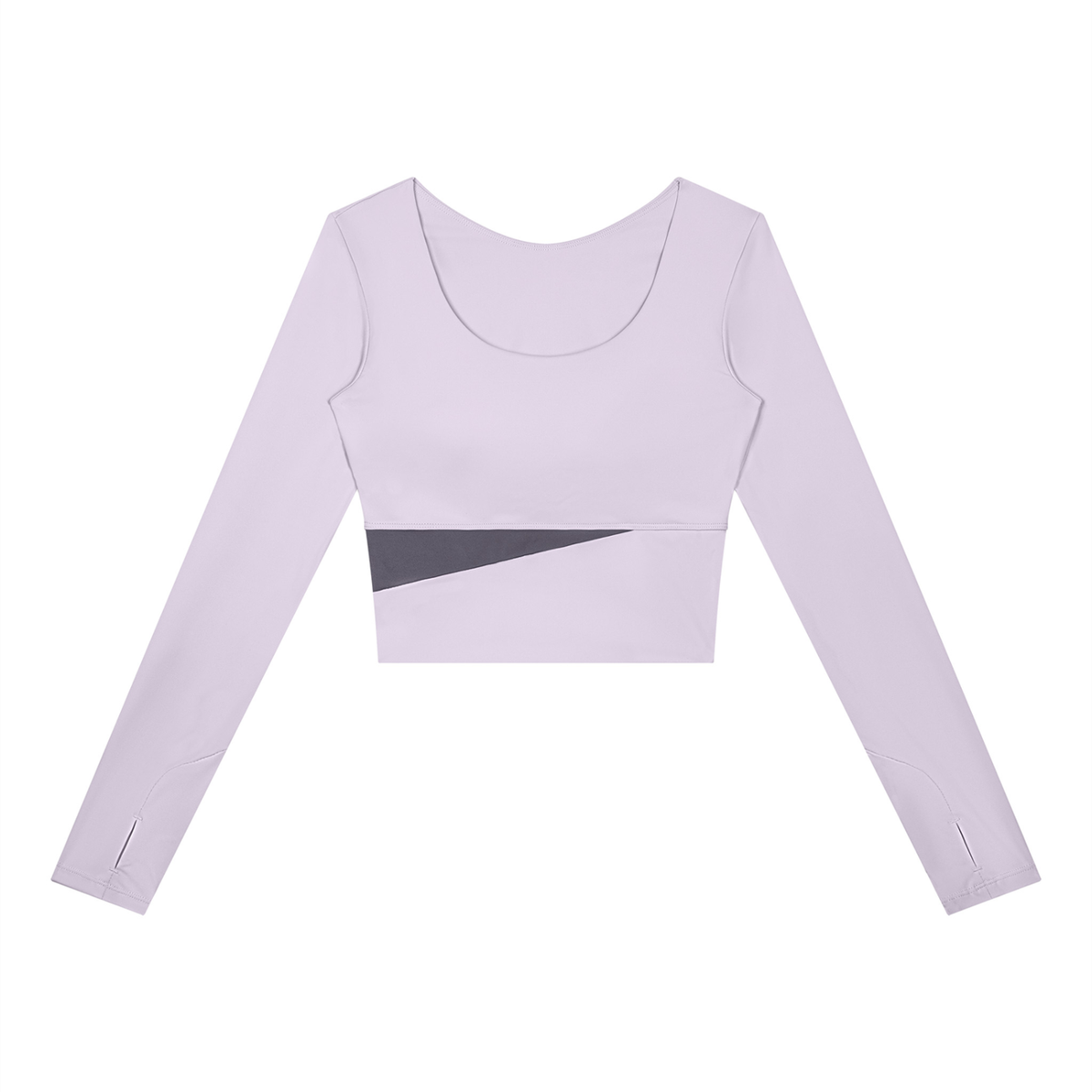 Panelled Long Sleeve T-Shirt - Damen